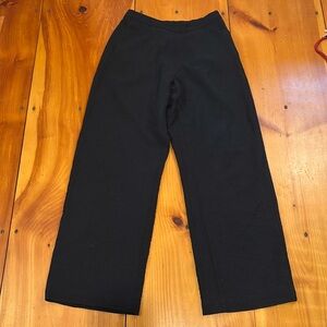 HABITAT S Black Crinkle Casual Pants Lagenlook